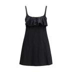 Black Cotton Casual Dress