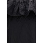 Black Cotton Casual Dress