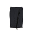 Gray Virgin Wool Long Skirt