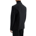 Gray Wool Blazer