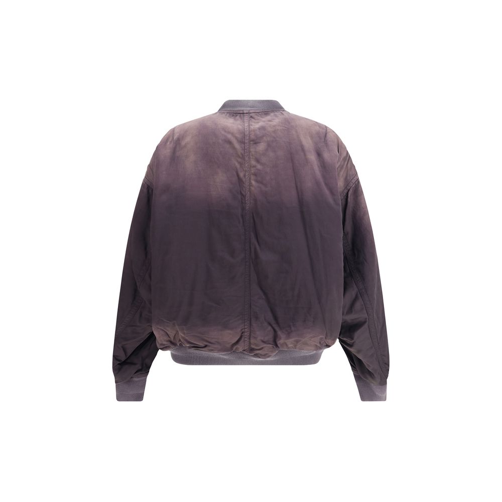 Black Rayon Bomber