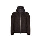 Brown Lambskin Full-Length Jacket