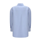 Blue Wool Oves Aries Dress Shirt