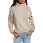 Beige Cashmere Turtleneck