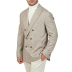 Beige Cashmere Blazer