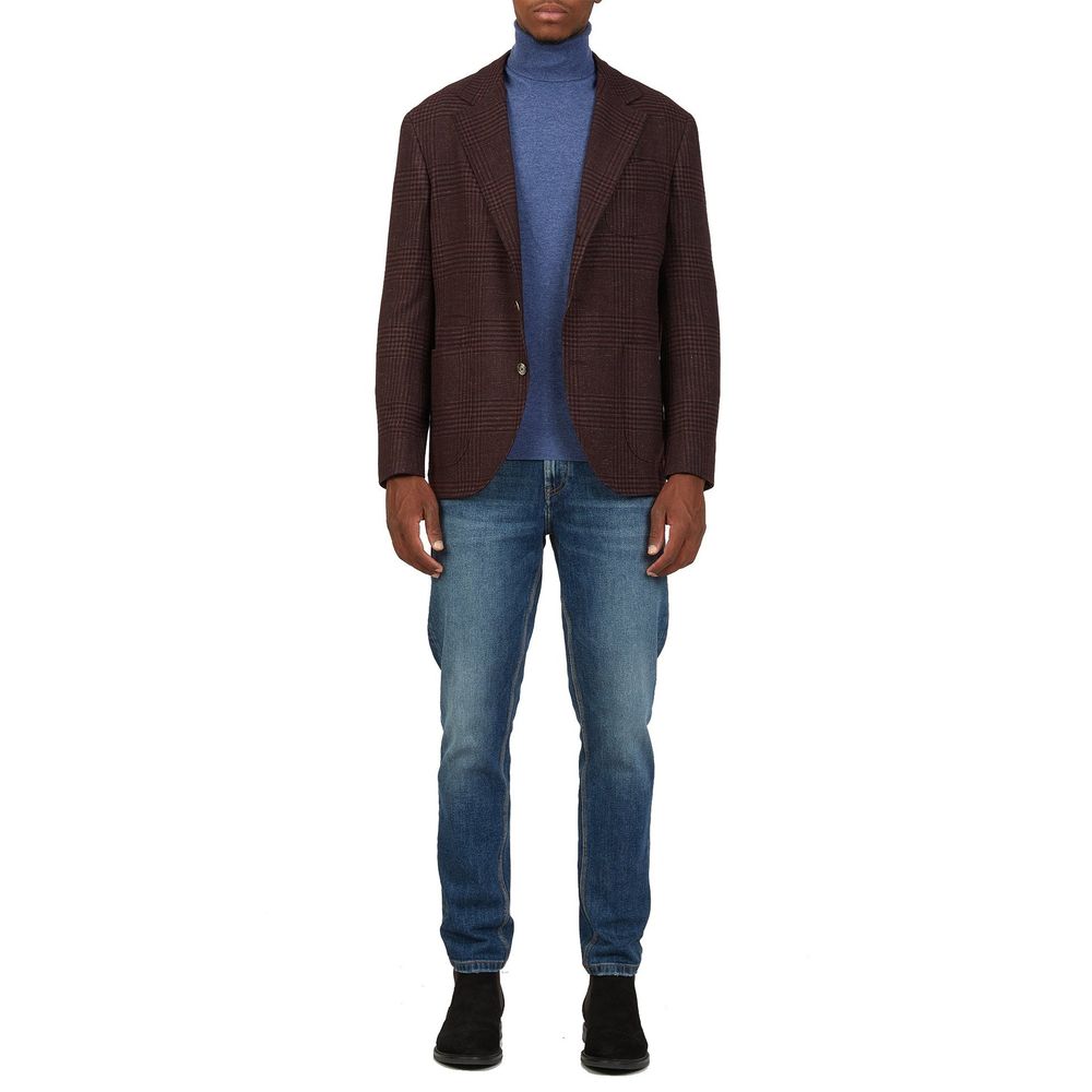 Multicolor Wool Coat