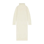 White Mohair Casual Dress