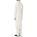 White Mohair Casual Dress