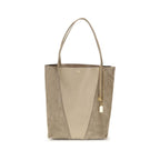 Beige Calf Leather Bos Taurus Shoulder Bag