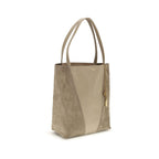 Beige Calf Leather Bos Taurus Shoulder Bag