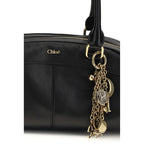 Black Calf Leather Bos Taurus Handbag