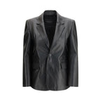 Black Calf Leather Bos Taurus Leather Jacket
