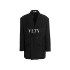 Black Silk Blazer