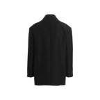 Black Silk Blazer