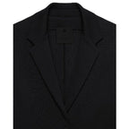Black Elastane Blazer