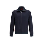Blue Polyester Shell Jacket