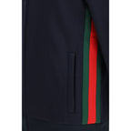 Blue Polyester Shell Jacket