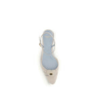 Beige Goatskin Ballet Flats