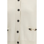 Beige Wool Cardigan