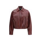 Bordeaux Calf Leather Bos Taurus Leather Jacket