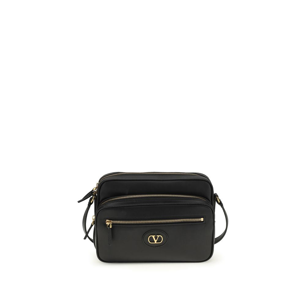 Black Calf Leather Bos Taurus Shoulder Bag