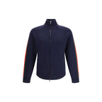 Blue Wool Full-Length Jacket
