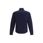 Blue Wool Full-Length Jacket