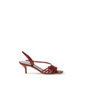 Multicolor Goatskin Strap-On Sandals