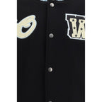 Black Wool Oves Aries Bomber