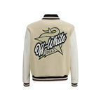 Beige Wool Oves Aries Bomber