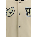 Beige Wool Oves Aries Bomber