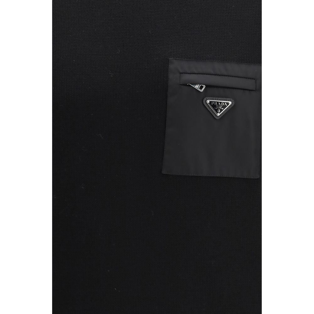 Black Wool Sweatshirt
