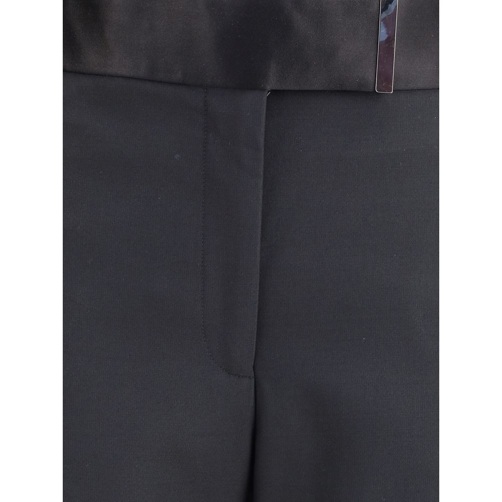 Black Silk Dress Pants