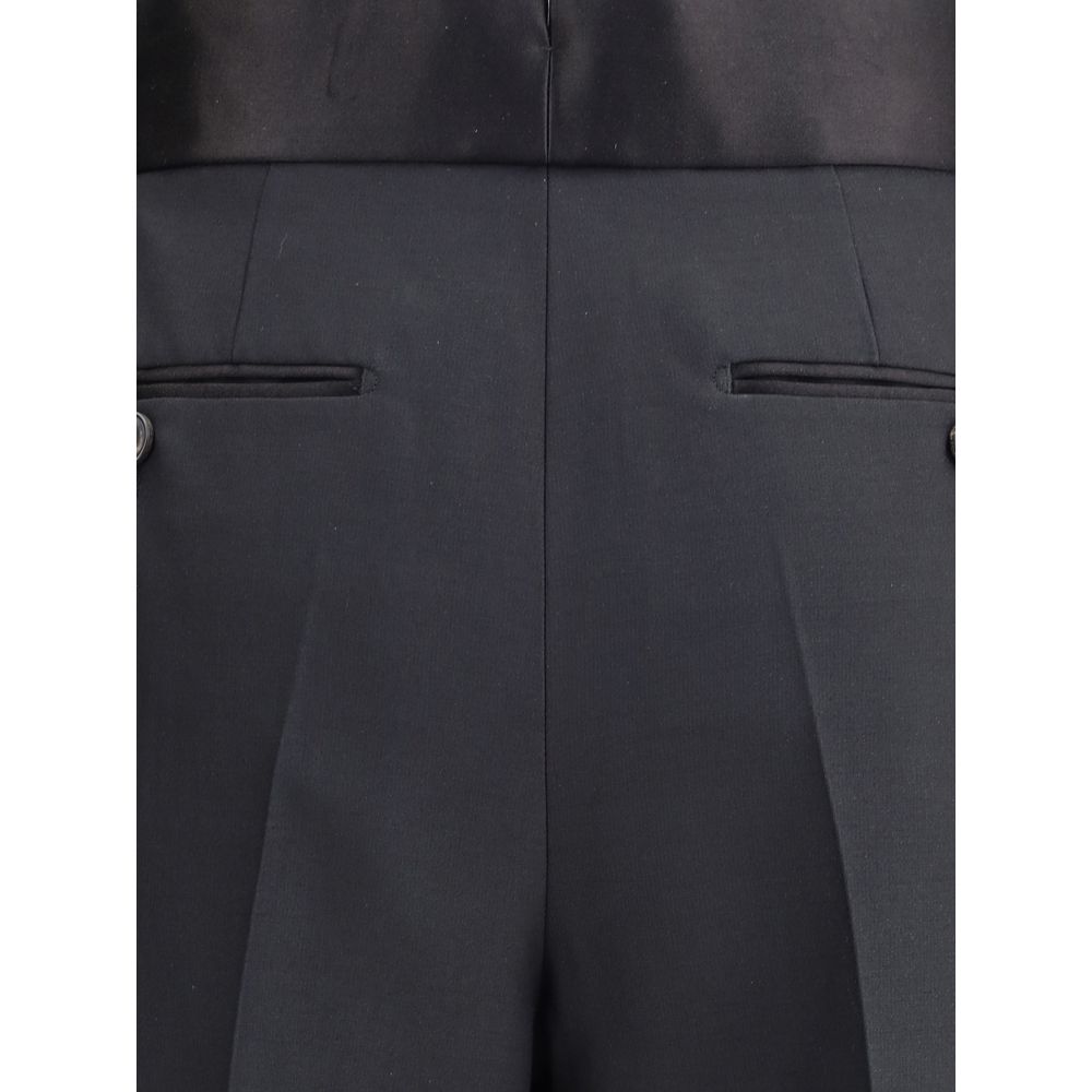 Black Silk Dress Pants