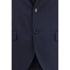 Blue Wool Two-Piece Suit