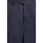 Blue Wool Two-Piece Suit