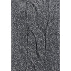 Gray Cashmere Turtleneck