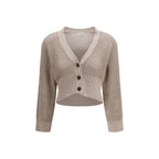 Beige Cotton Cardigan