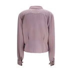 Purple Silk Shirt