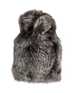 Brown Faux Fur Whole Head Wrap Capello Hat