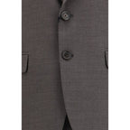 Gray Wool Two-Piece Suit