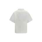 White Cotton Pattern Shirt