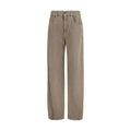 Beige Cotton Jeans Denim