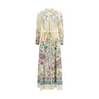 White Cotton Casual Dress