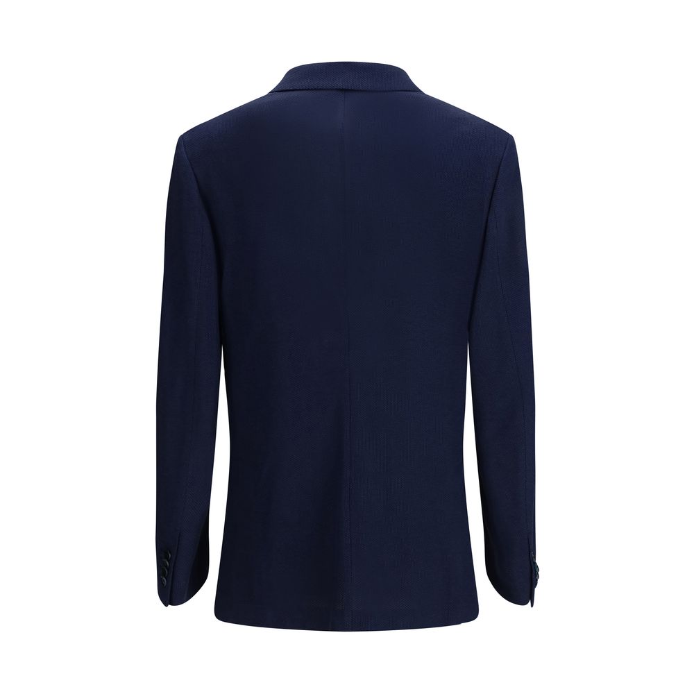 Black Silk Blazer