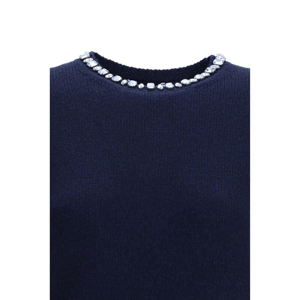 Blue Wool Sweatshirt