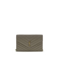 Gray Calf Leather Bos Taurus Wallet