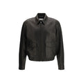 Black Lamb Ovis Aries Aries Leather Jacket