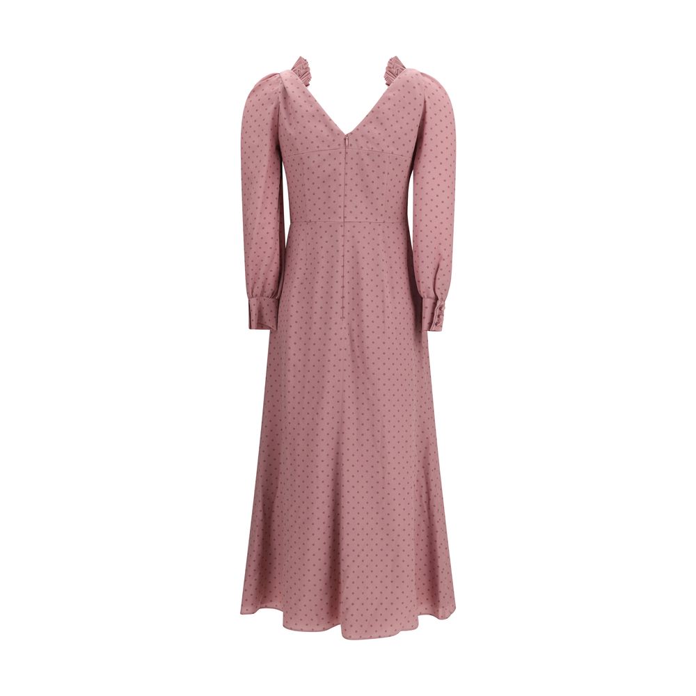 Multicolor Silk Casual Dress