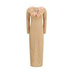 Multicolor Polyamide Cocktail Dress